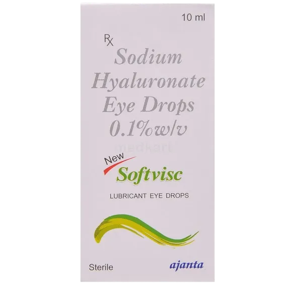 softvisc eye drops 10 ml